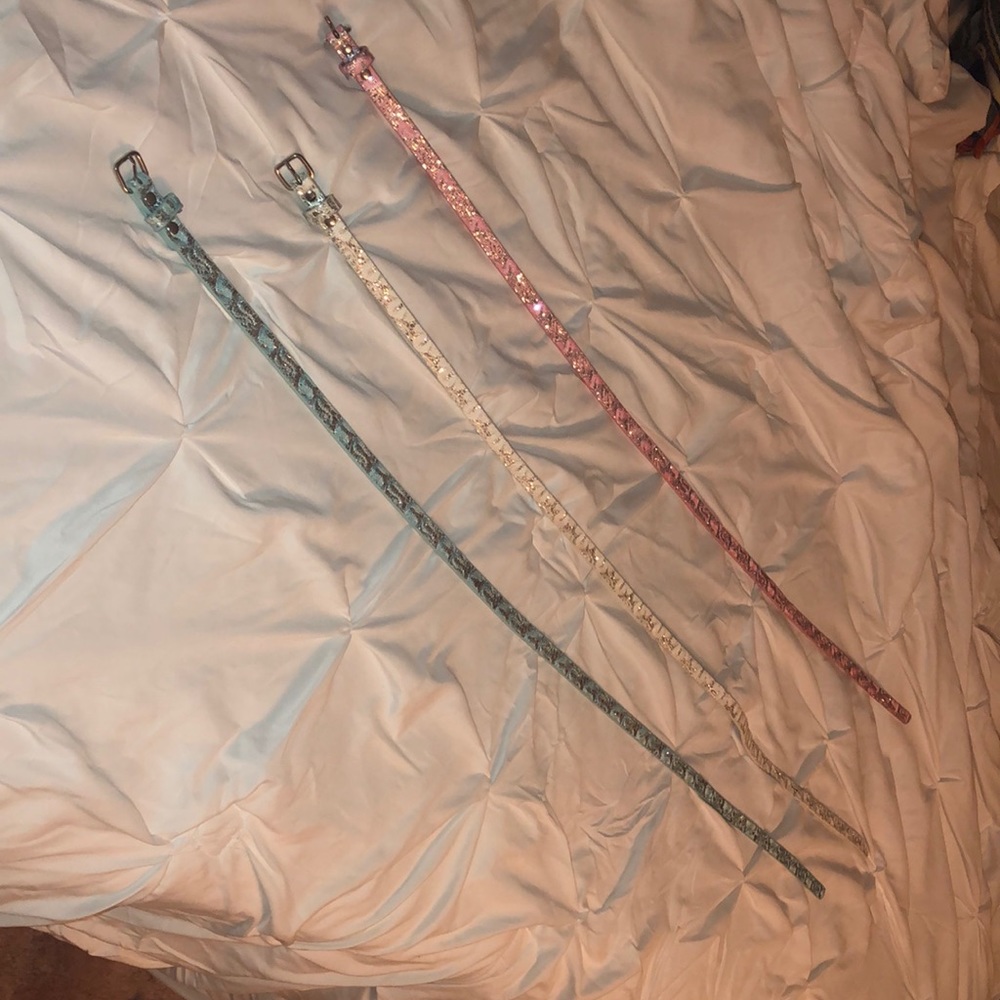 Three belts- all three for $10 or each for $4